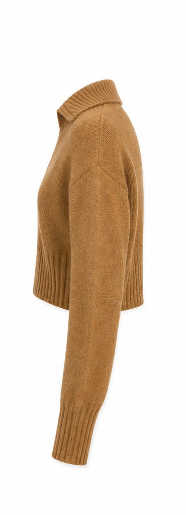 Reformation Beckie Cashmere Collared Sweater - M
