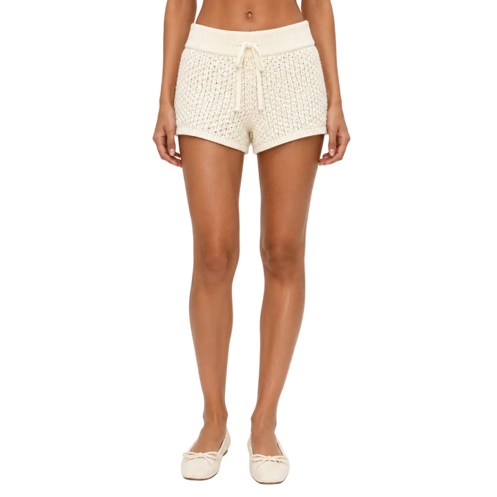 Solid &amp; Striped Crochet Knit Shorts - S