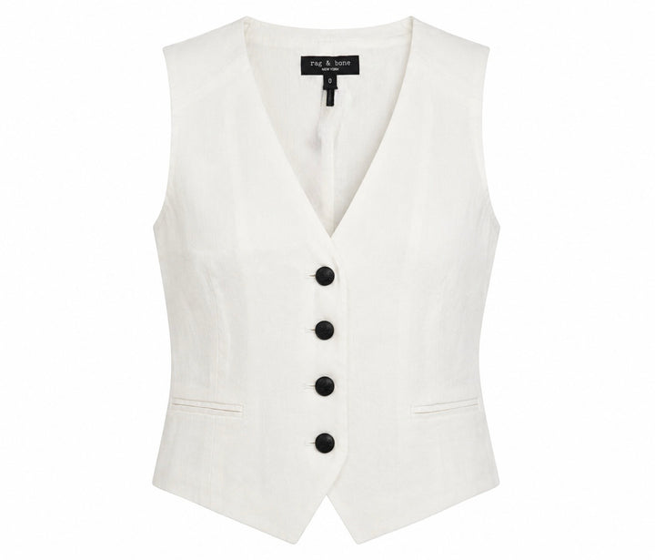 Rag &amp; Bone Priya Linen Vest - 0