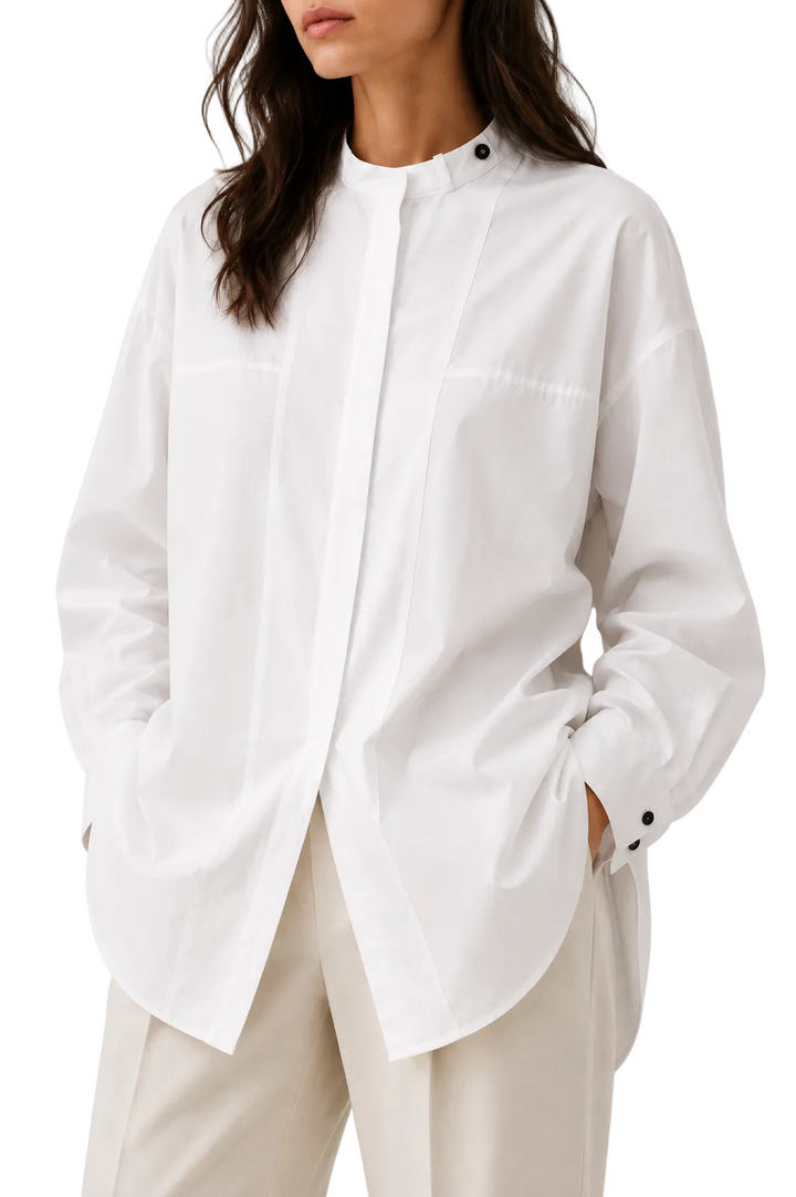Zara ZW collection Oversized Poplin Shirt - S