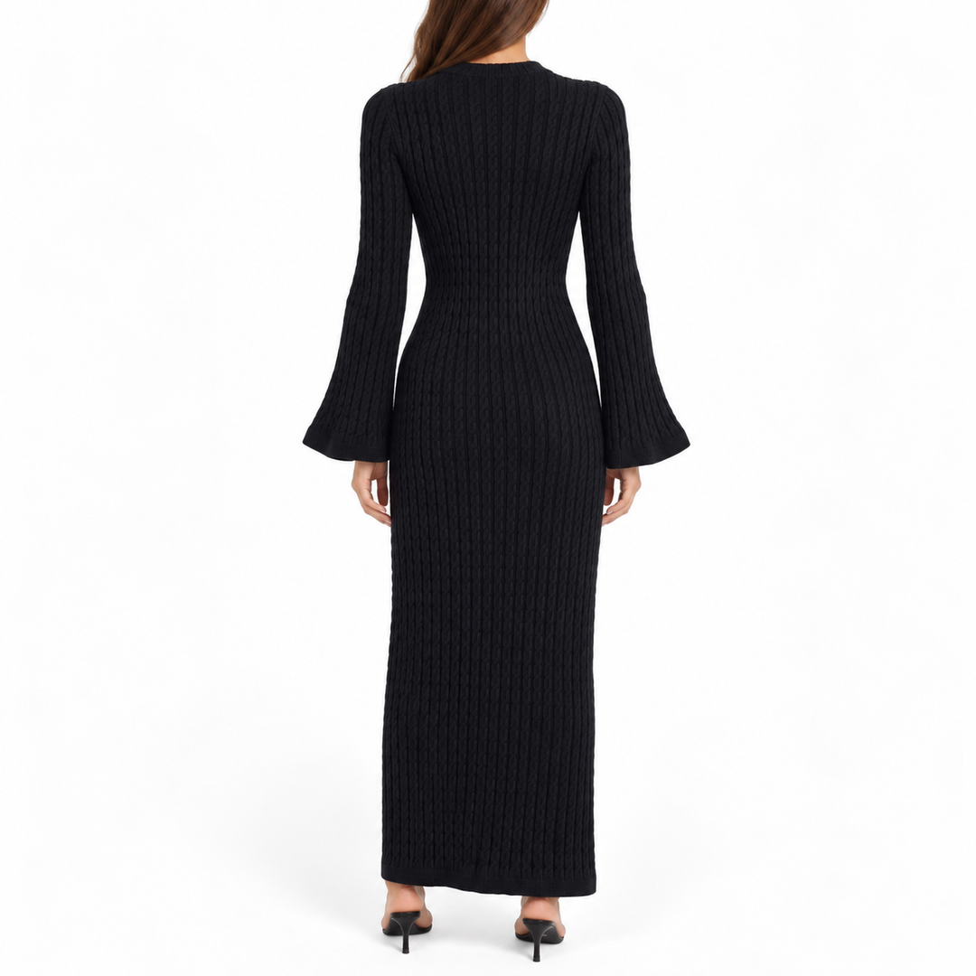 TOTEME Cable Knit Midi Dress - S