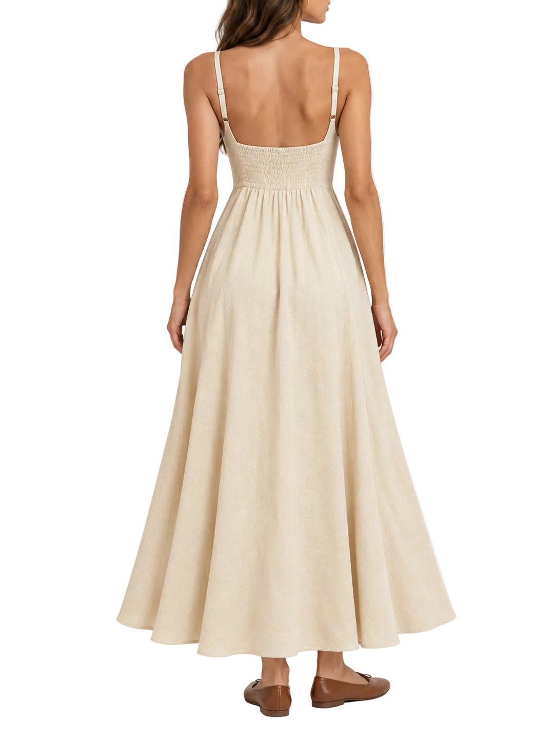 La Ligne Alba Dress, Ecru - M