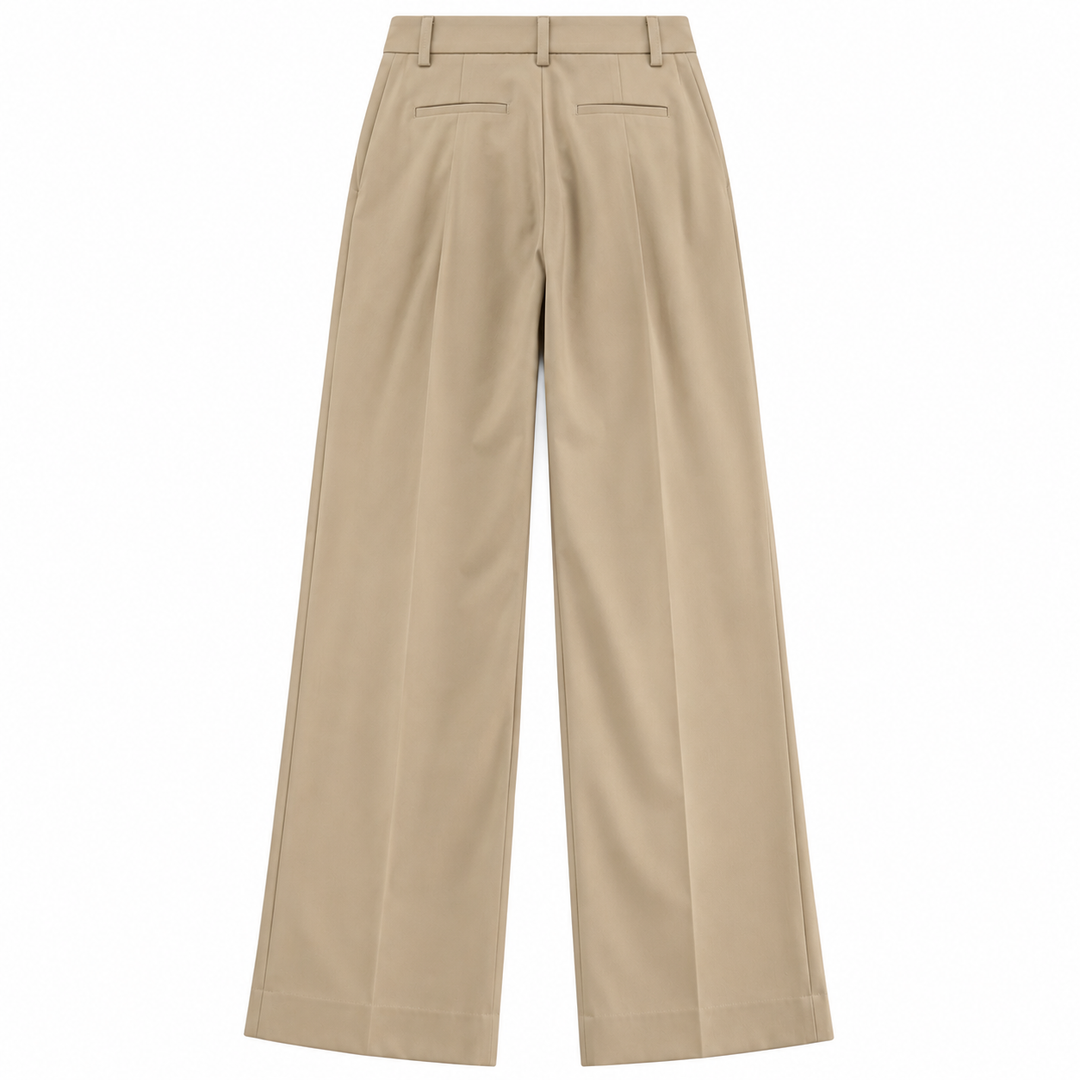 The Frankie Shop Gelso Pleated Twill Trousers - S