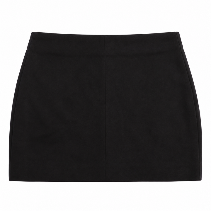 Reformation Black Acetate Mini Skirt - 2