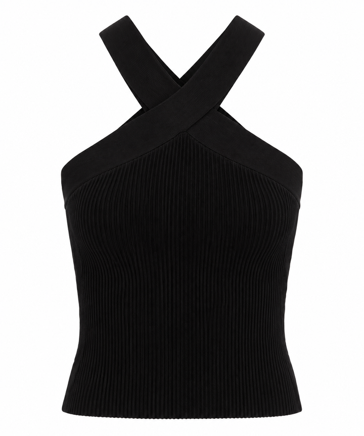 Babaton by Aritzia Sculpt Knit Criss Cross Tank - M