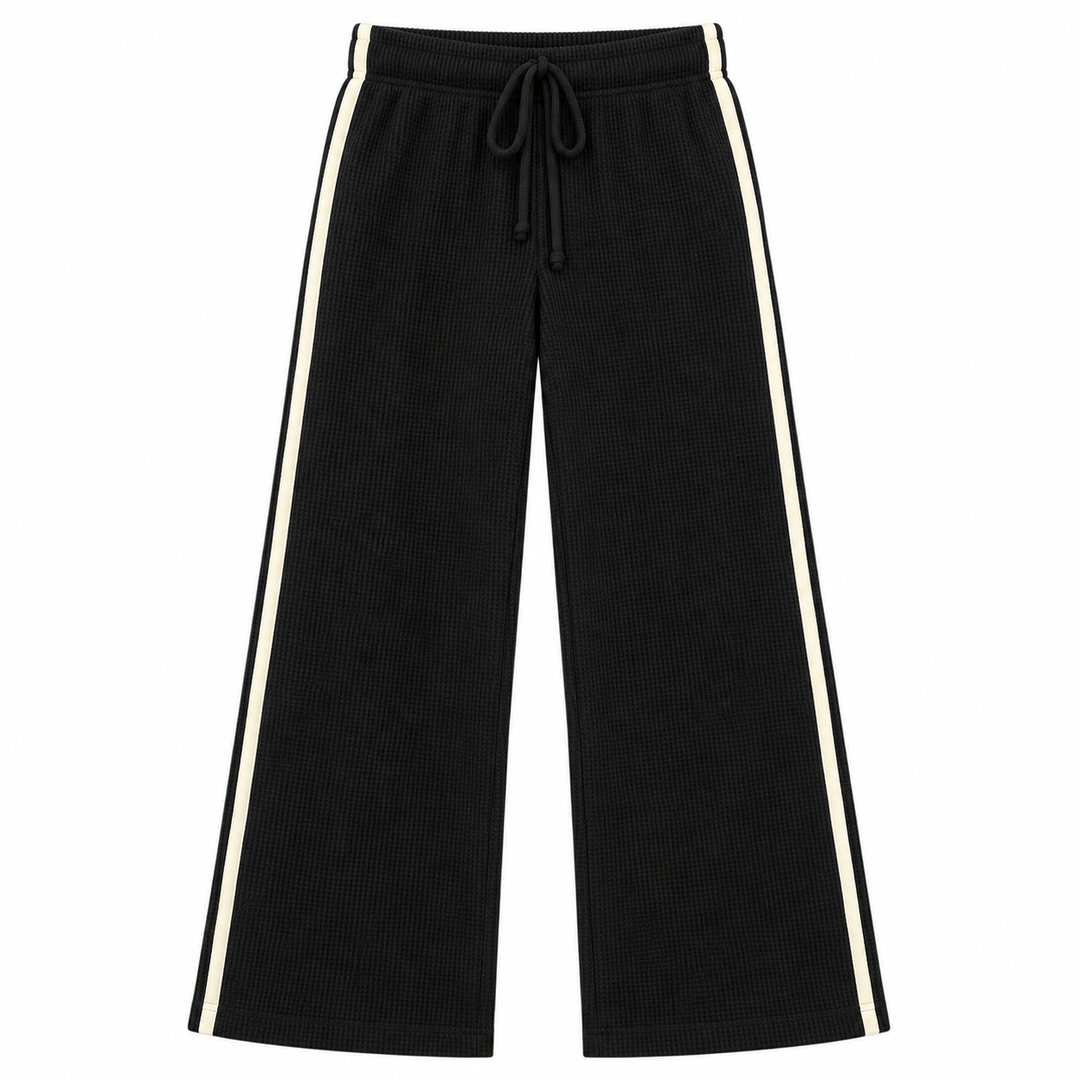 DONNI. Thermal Crop Stripe Pant - M