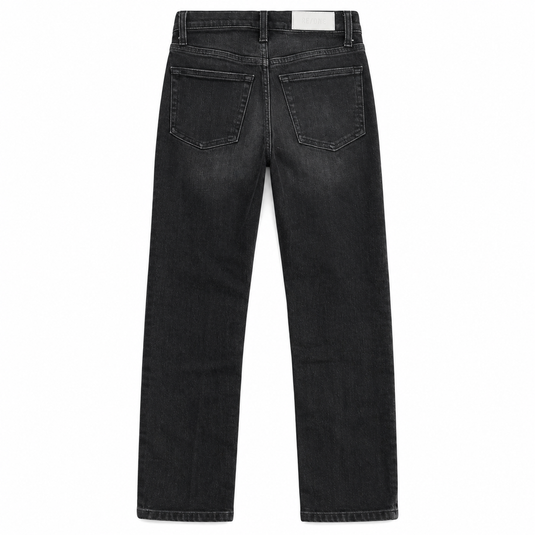 RE/DONE High Rise Ankle Crop Jeans - 24