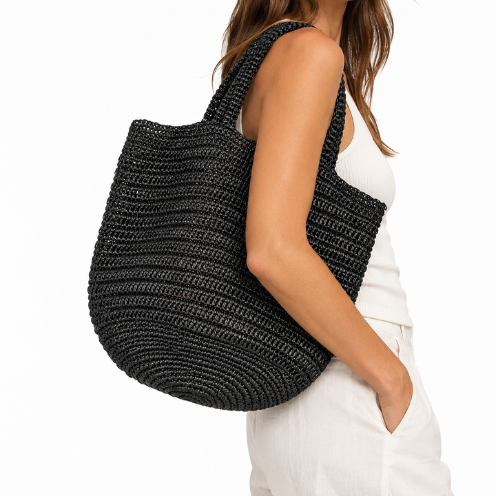 Jenni Kayne Woven Raffia Tote
