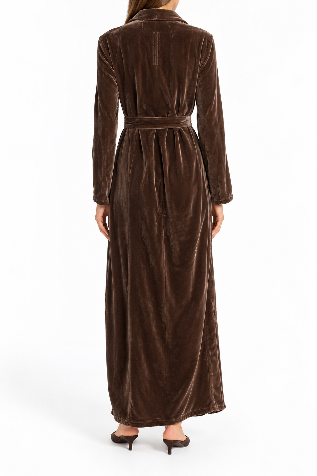 Rick Owens FW23 Luxor Velvet Wrap Dress - IT 44