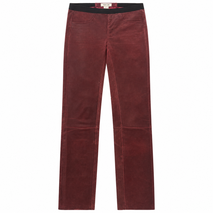 Helmut Lang Stretch Lambskin Leather Leggings - 2
