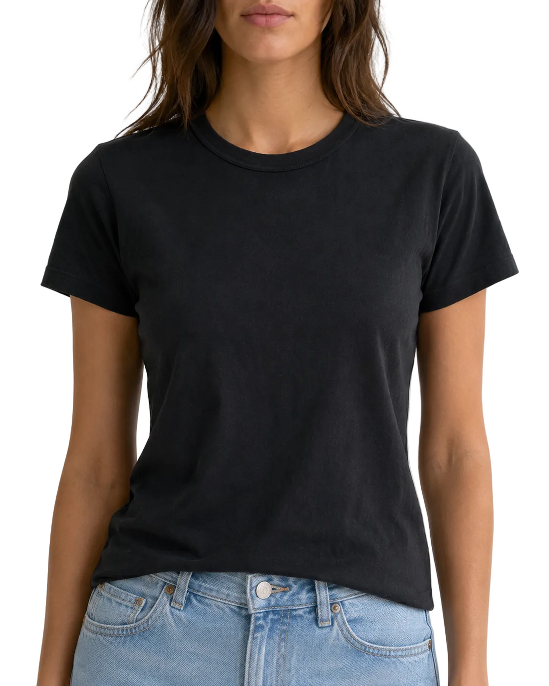 RE/Done x Hanes Black Tee - M