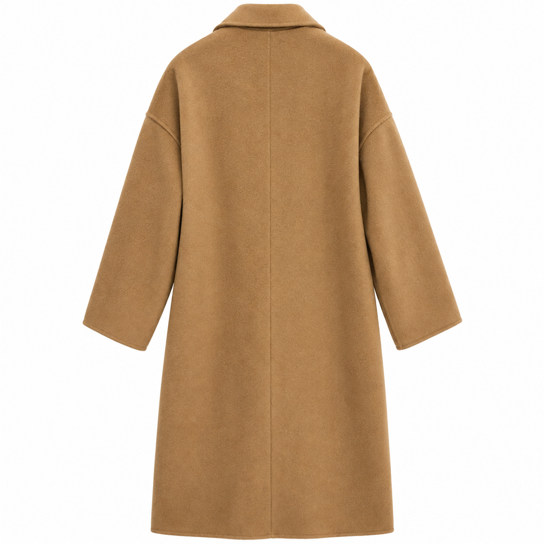 THE CURATED Classic Coat, Camel, Cashmere M