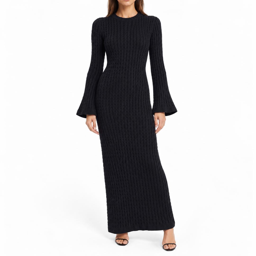 TOTEME Cable Knit Midi Dress - S