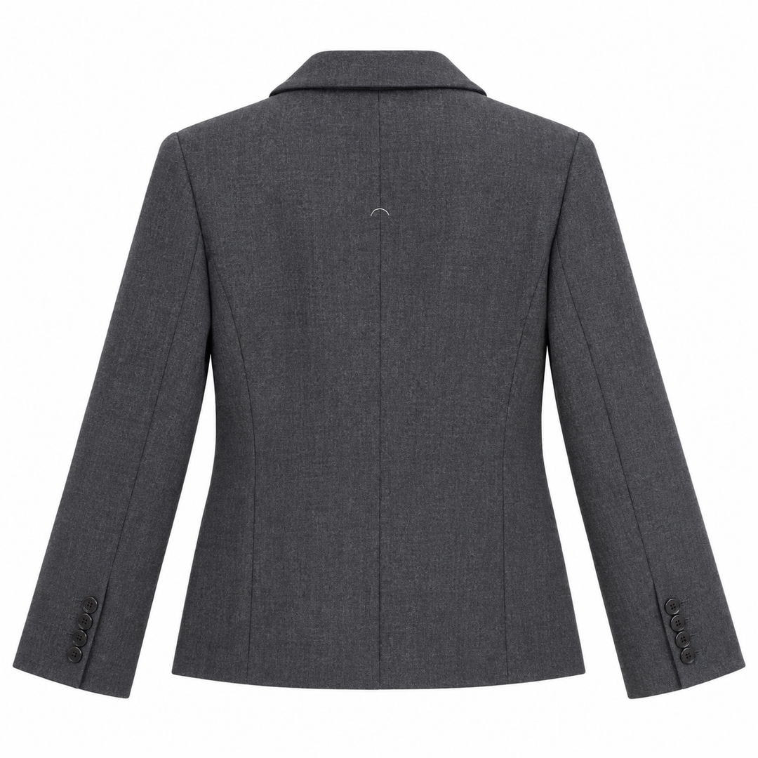 ANINE BING Gray Wool Blazer - M