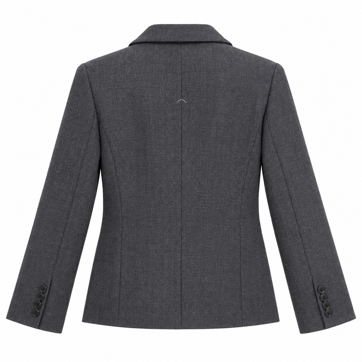 ANINE BING Gray Wool Blazer - M