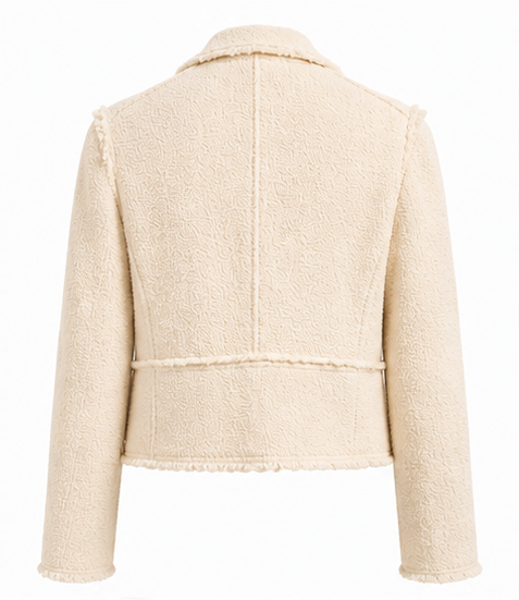 ME+EM Italian Bouclé Zip Jacket  - 6