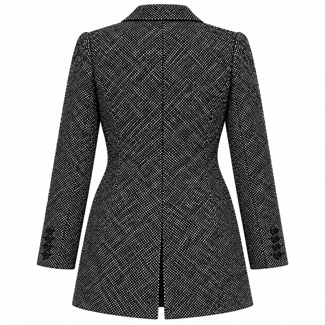 Dolce & Gabbana Tweed Double-Breasted Blazer - 40