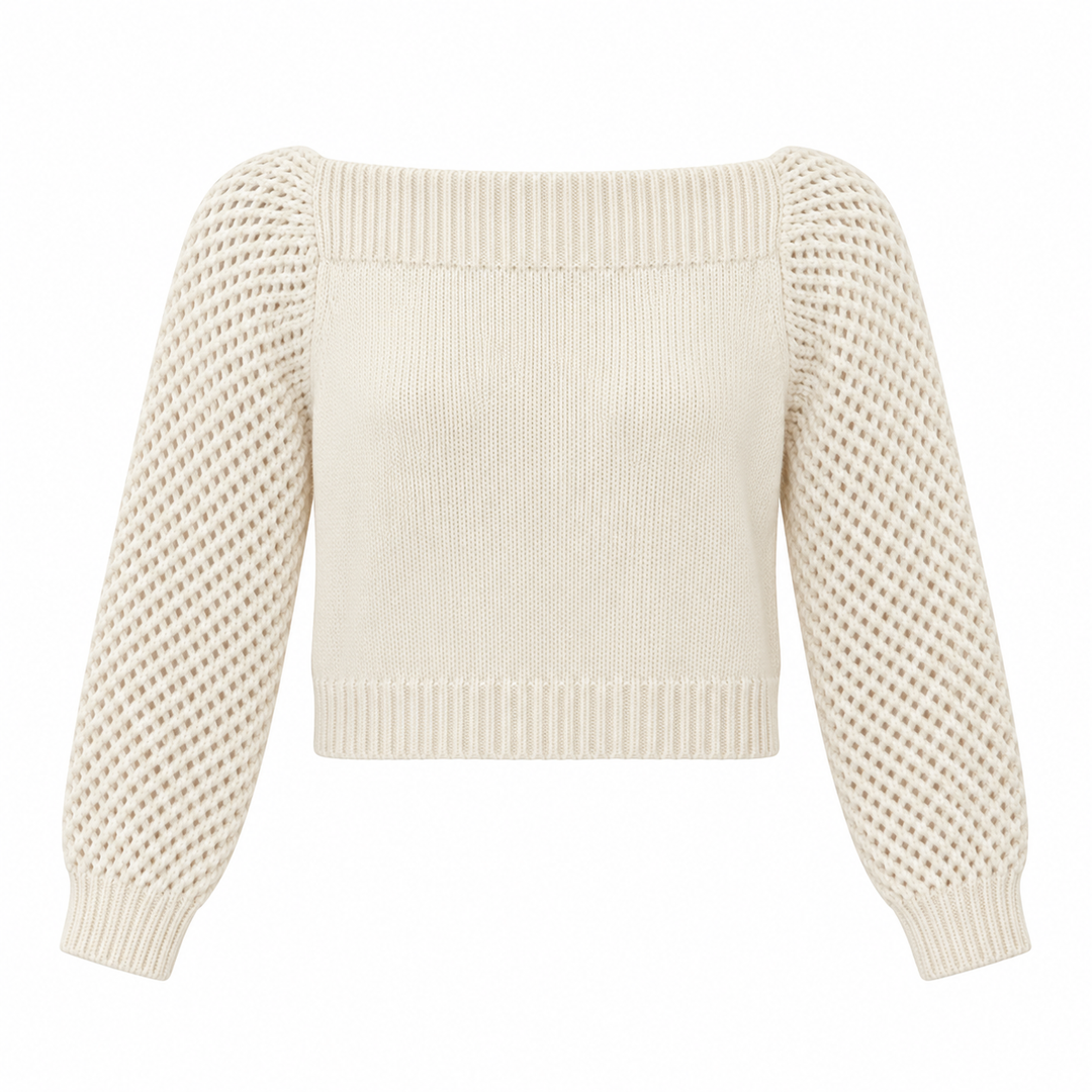 LoveShackFancy Rosie Alpaca Pullover - S