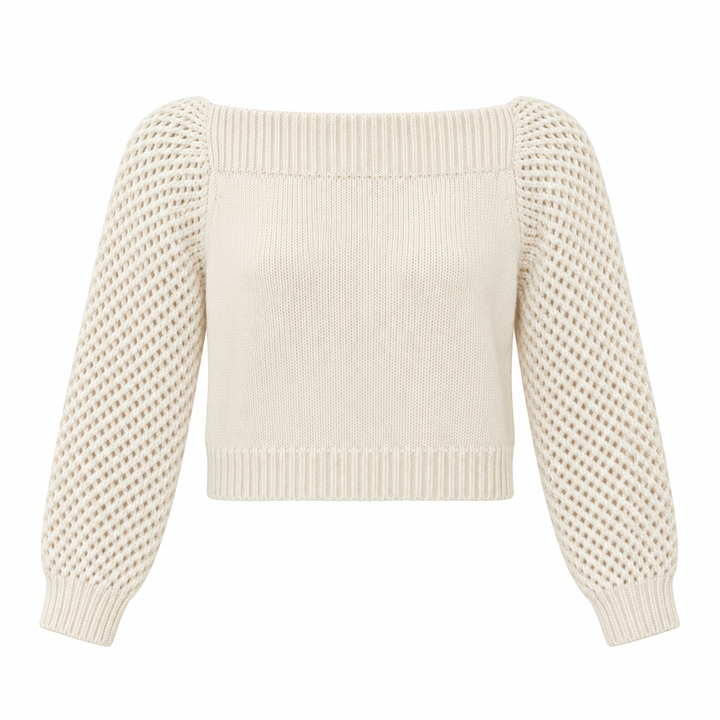LoveShackFancy Rosie Alpaca Pullover - S