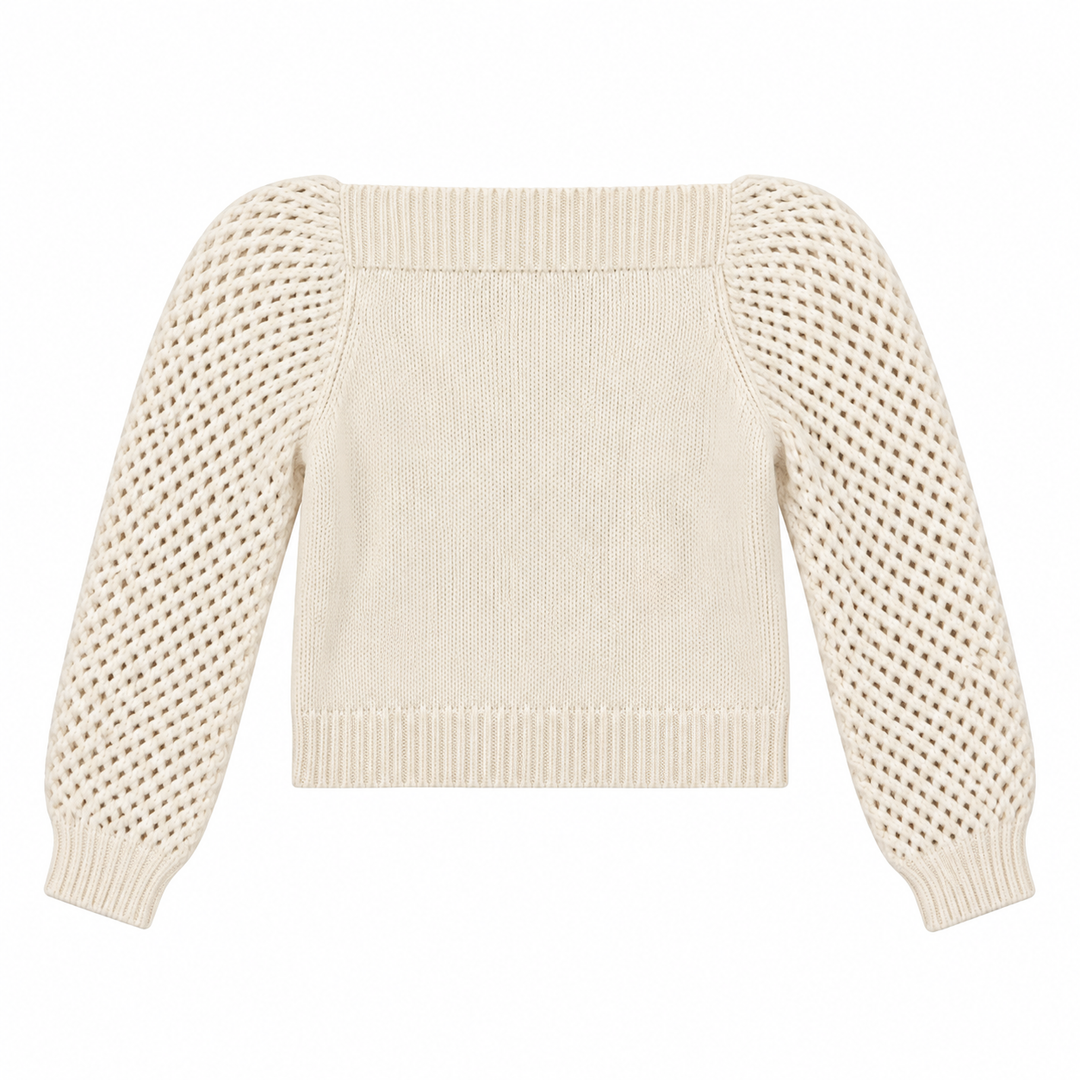 LoveShackFancy Rosie Alpaca Pullover - S