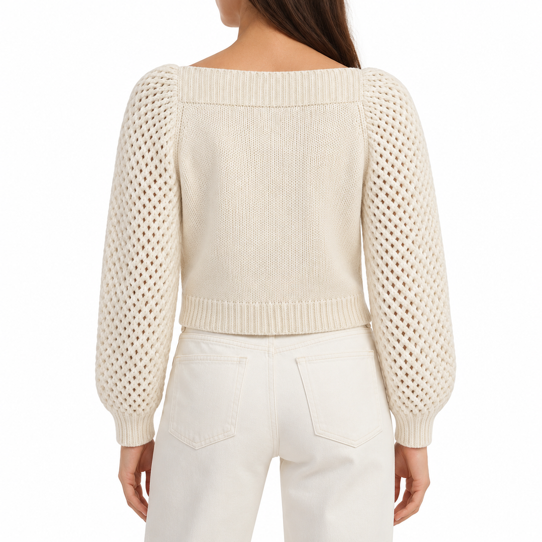 LoveShackFancy Rosie Alpaca Pullover - S