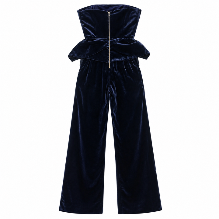 Roland Mouret Carradine Velvet Jumpsuit - 4