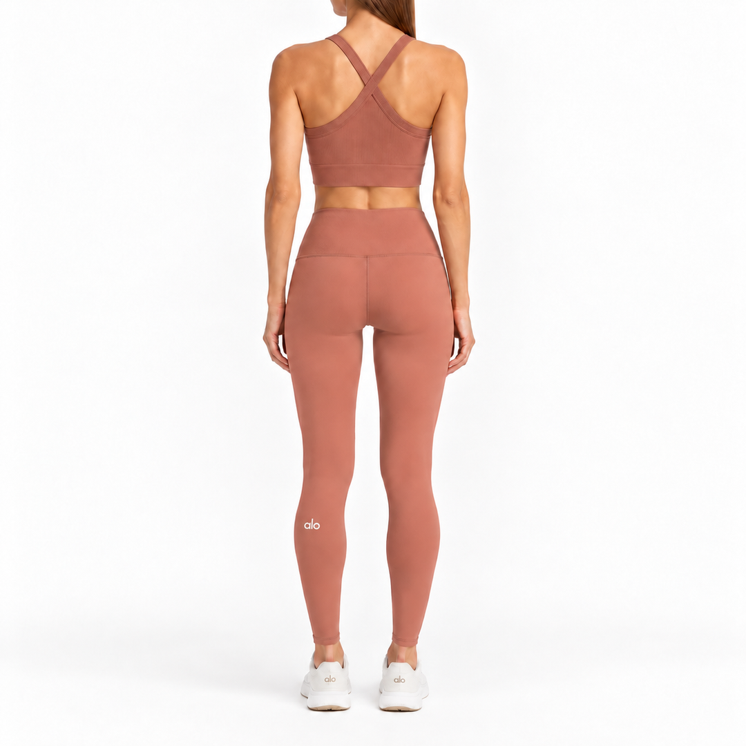 Alo Yoga Seamless Delight High Neck Bra - XS/S