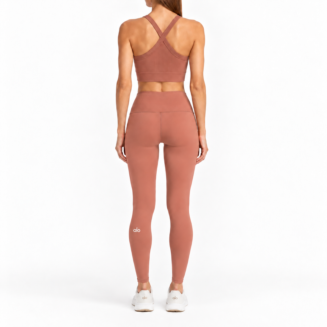 Alo Yoga Seamless Delight High Neck Bra