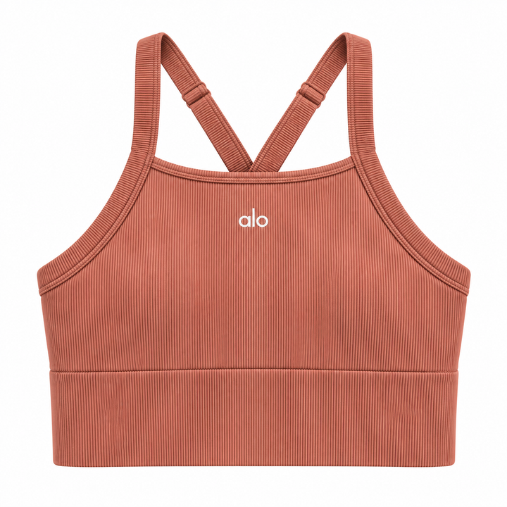Alo Yoga Seamless Delight High Neck Bra - XS/S