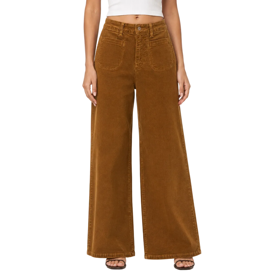 Frame Le Slim Palazzo Modernist Pocket Corduroy - 24