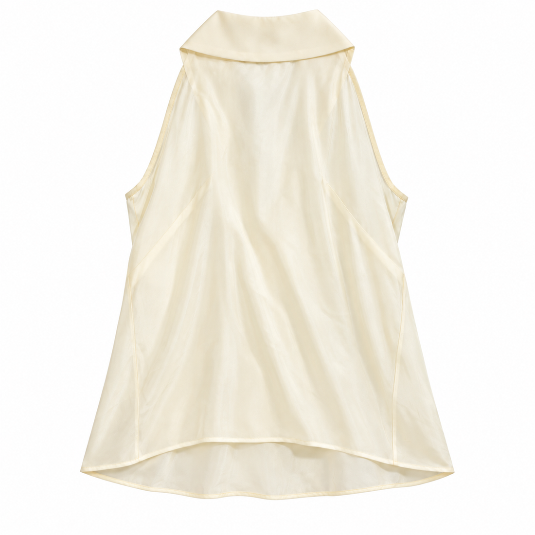 Nili Lotan Halter Tie-Neck Silk Blouse - 00