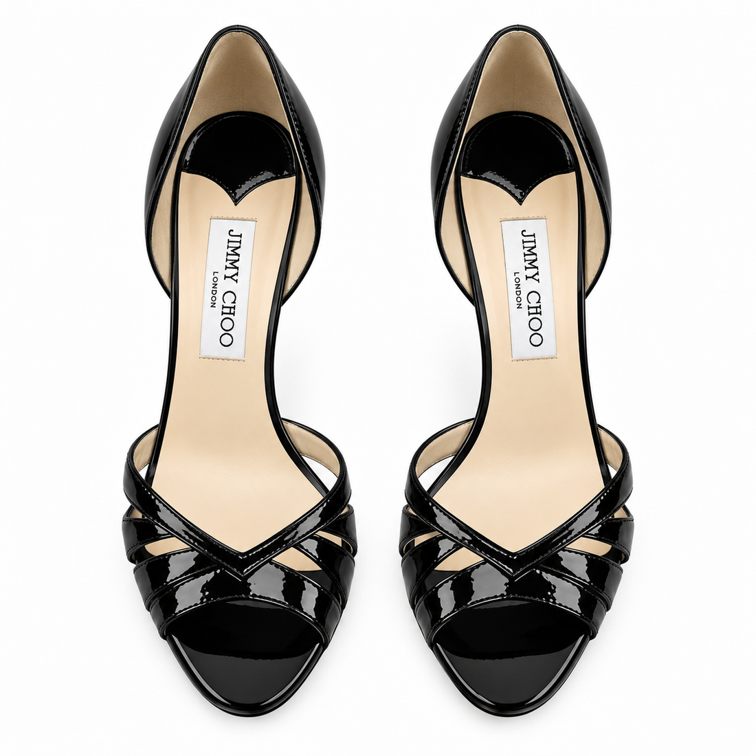 Jimmy Choo Egypt Crushed Patent Leather Pumps - 38