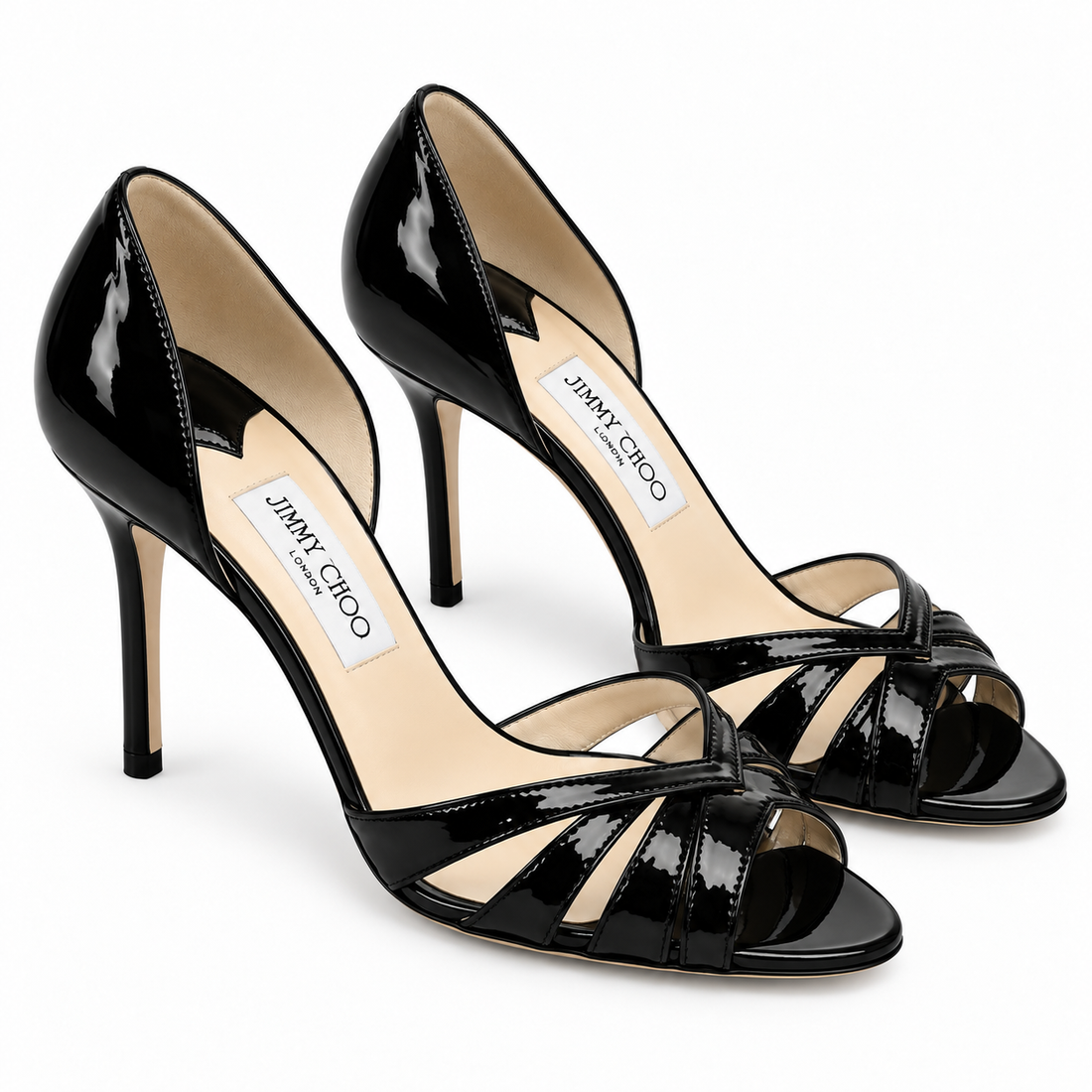 Jimmy Choo Egypt Crushed Patent Leather Pumps - 38