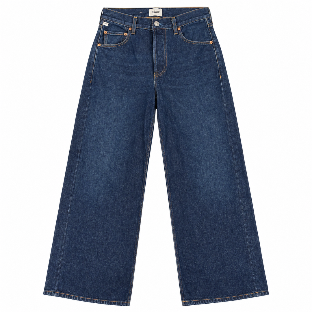 Citizens of Humanity Premium Vintage Wide-Leg Jeans, Dark Indigo - 27