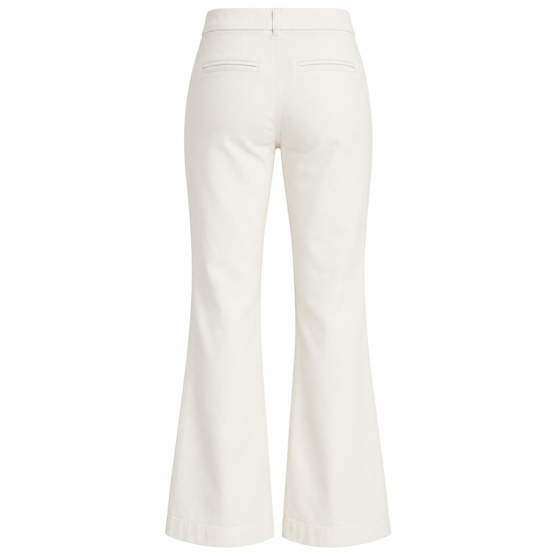 Suzie Kondi White Zip-Front Flare Pants - 23