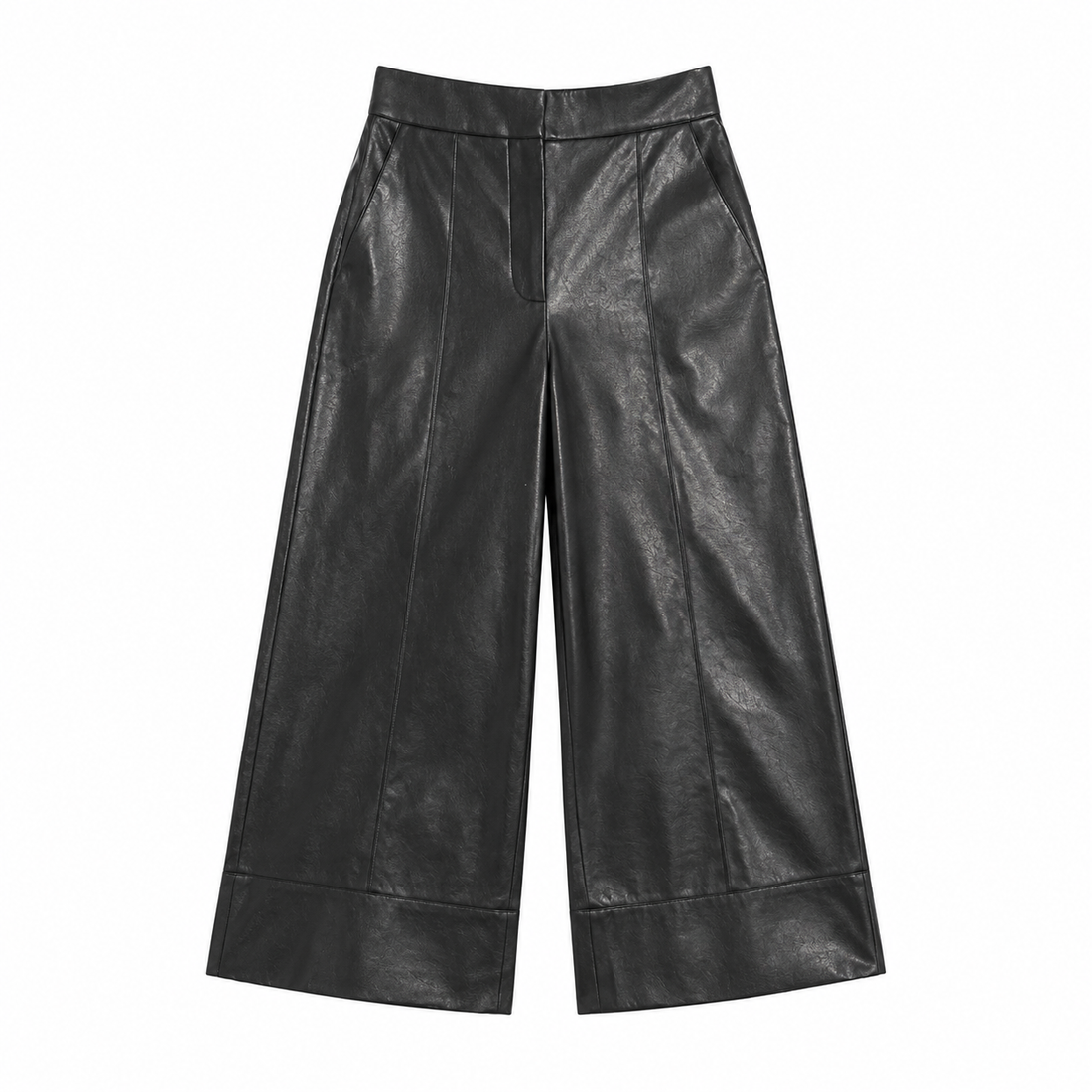 Brochu Walker Odele Cropped Vegan Leather Pant - XS