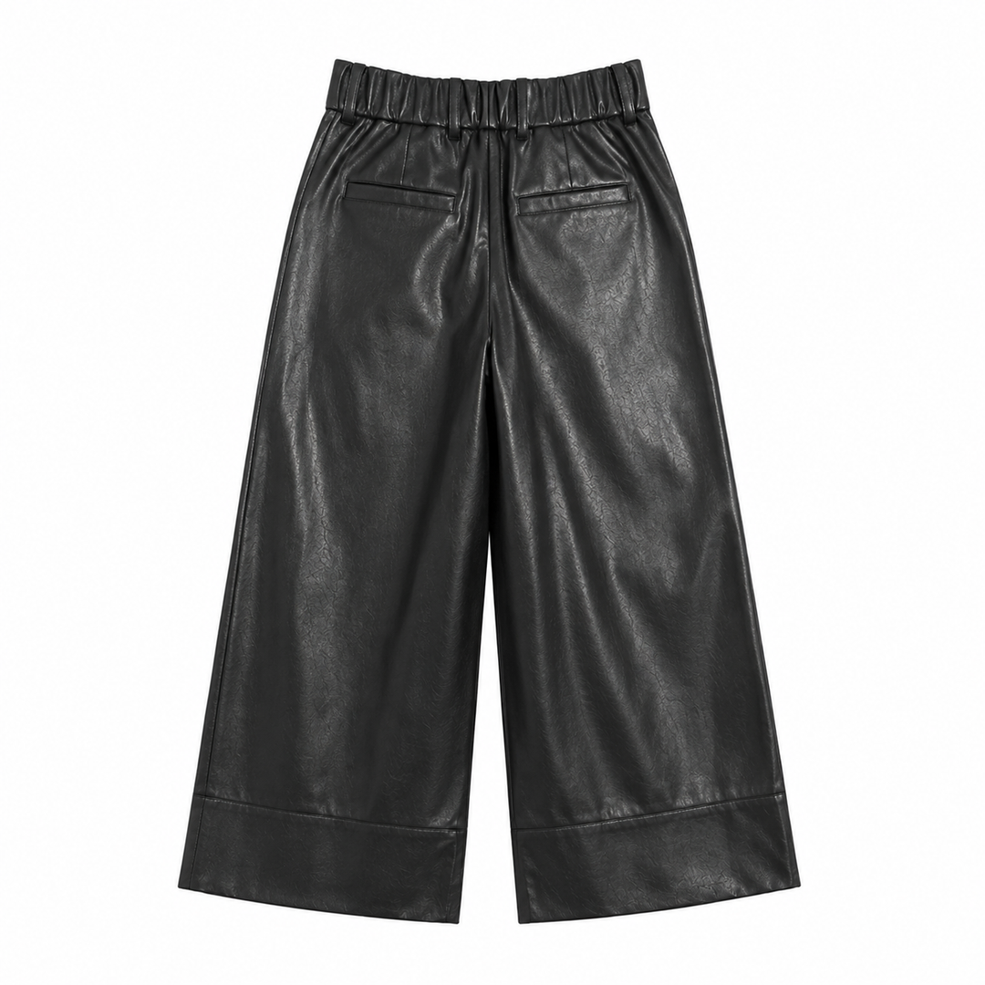 Brochu Walker Odele Cropped Vegan Leather Pant - XS