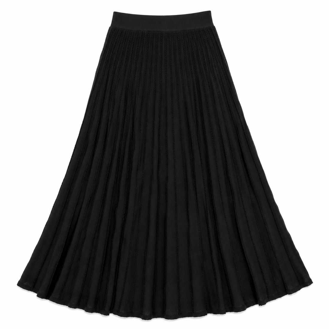 Khaite Dawn Pointelle-Knit Maxi Skirt