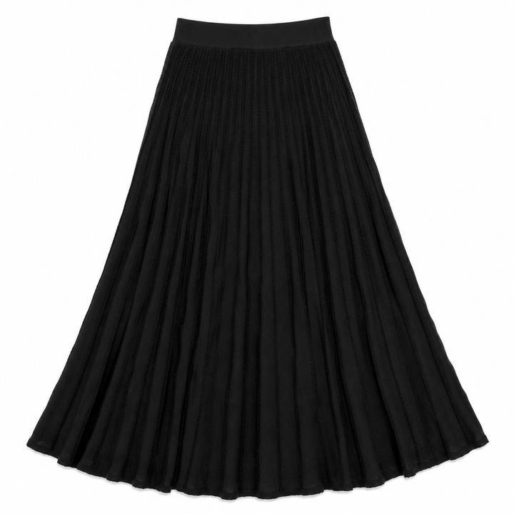 Khaite Dawn Pointelle-Knit Maxi Skirt