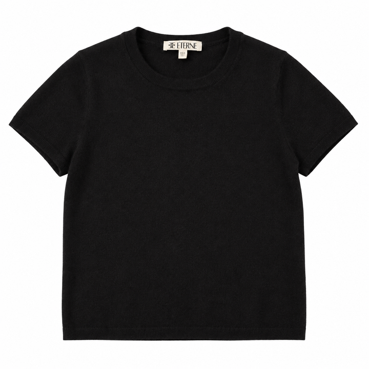 Eterne Cashmere Short Sleeve Top - XS/S