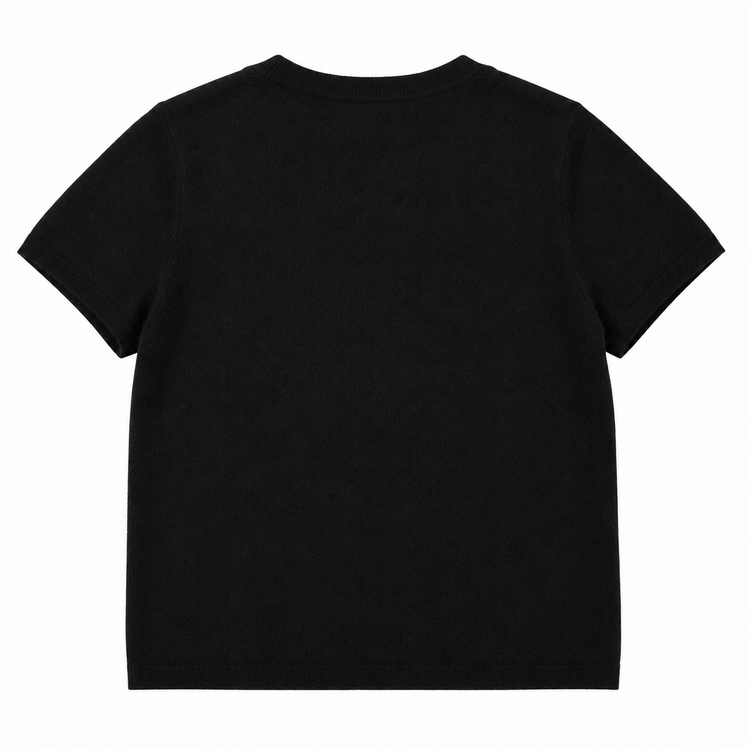 Eterne Cashmere Short Sleeve Top - XS/S