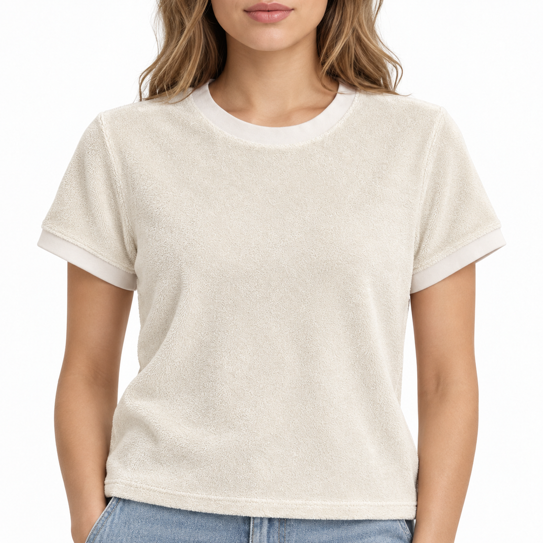 Suzie Kondi Carpi Tee In Terry - XS/S