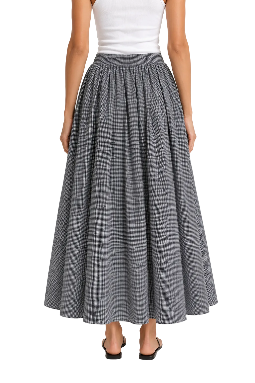 Caroline Constas Reign Gingham Skirt - XXS