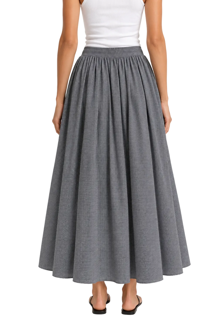 Caroline Constas Reign Gingham Skirt - S