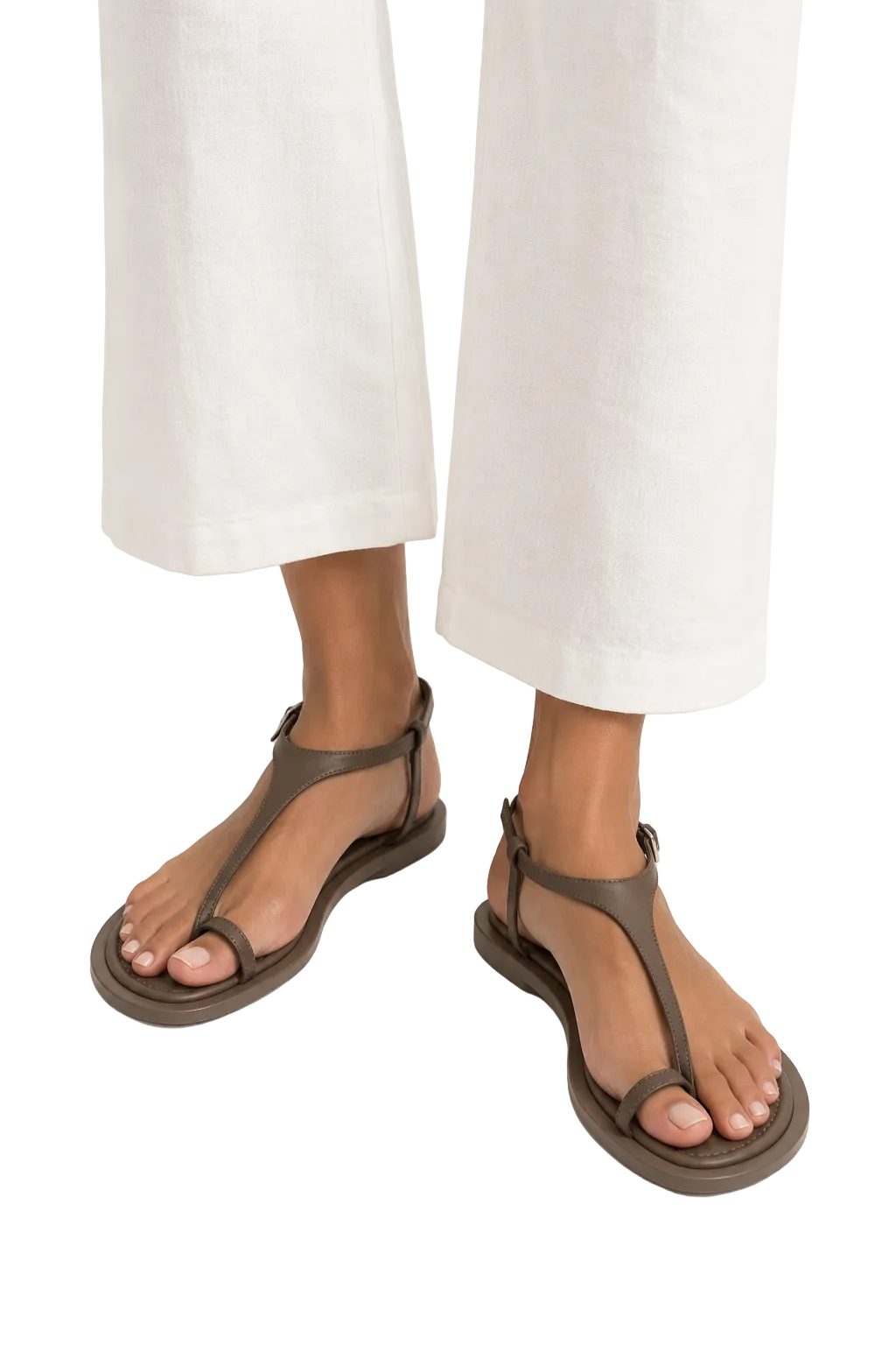A.EMERY Leather Toe Ring Sandals - EU 38 / US 7
