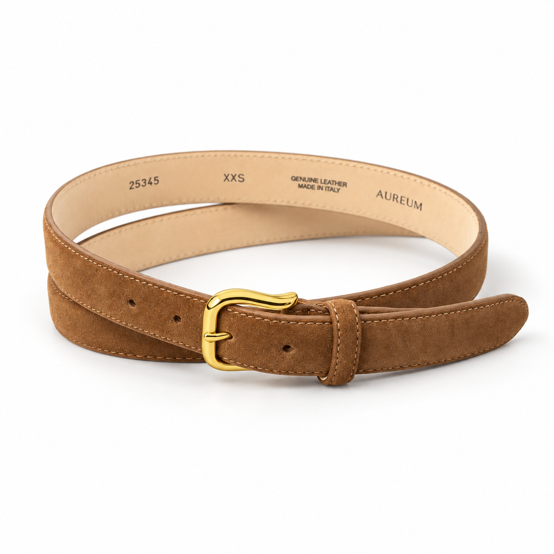 Aureum Suede  Leather Belt - XXS