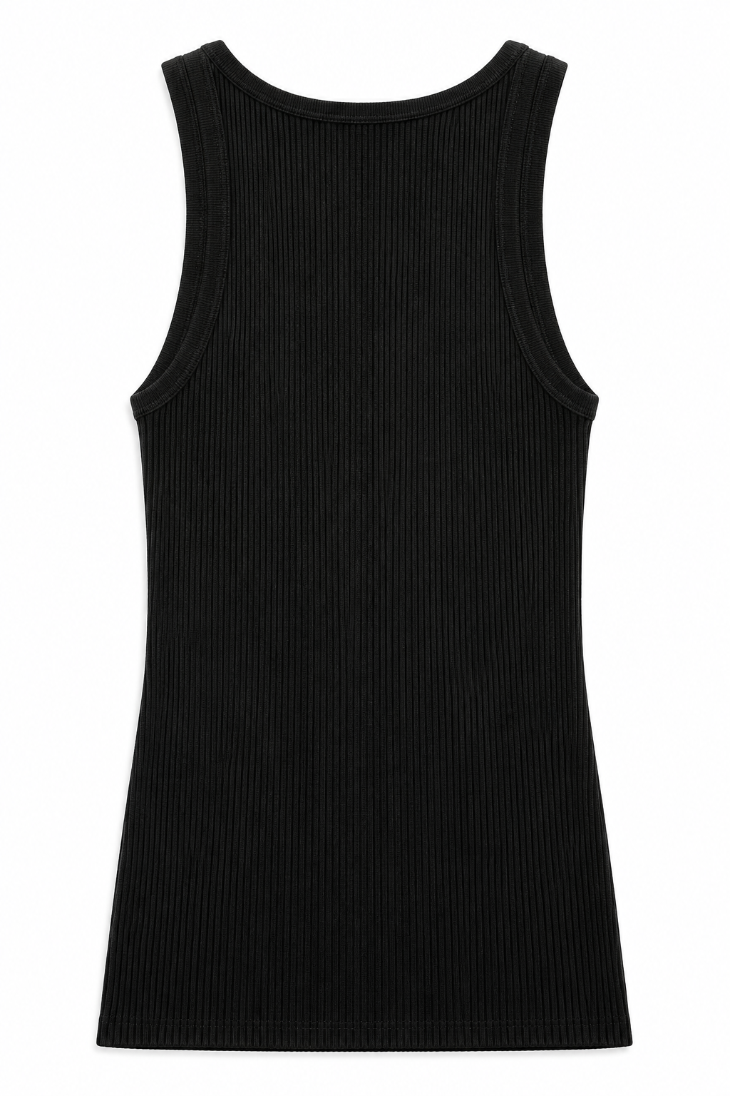 Nili Lotan Black Ribbed Tank - XS