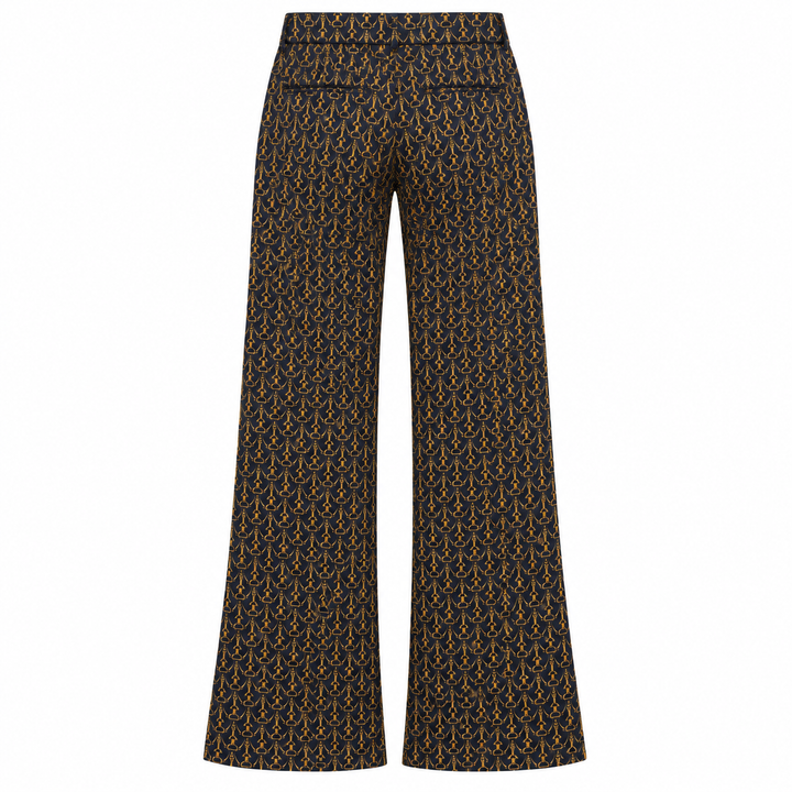 Veronica Beard Edia Stirrup Print Pant - 2