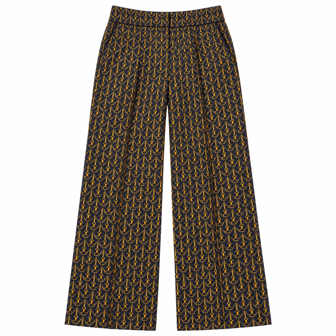 Veronica Beard Edia Stirrup Print Pant - 2