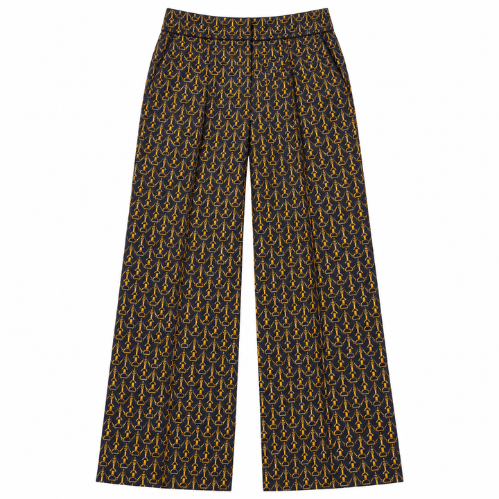 Veronica Beard Edia Stirrup Print Pant - 2